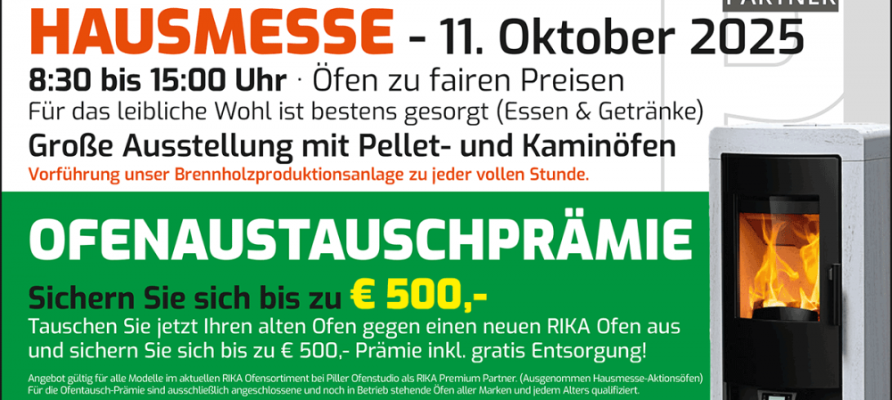 Hausmesse 29. März 2025