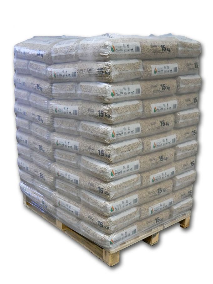 DONAU Pellets - Sackware auf Palette
